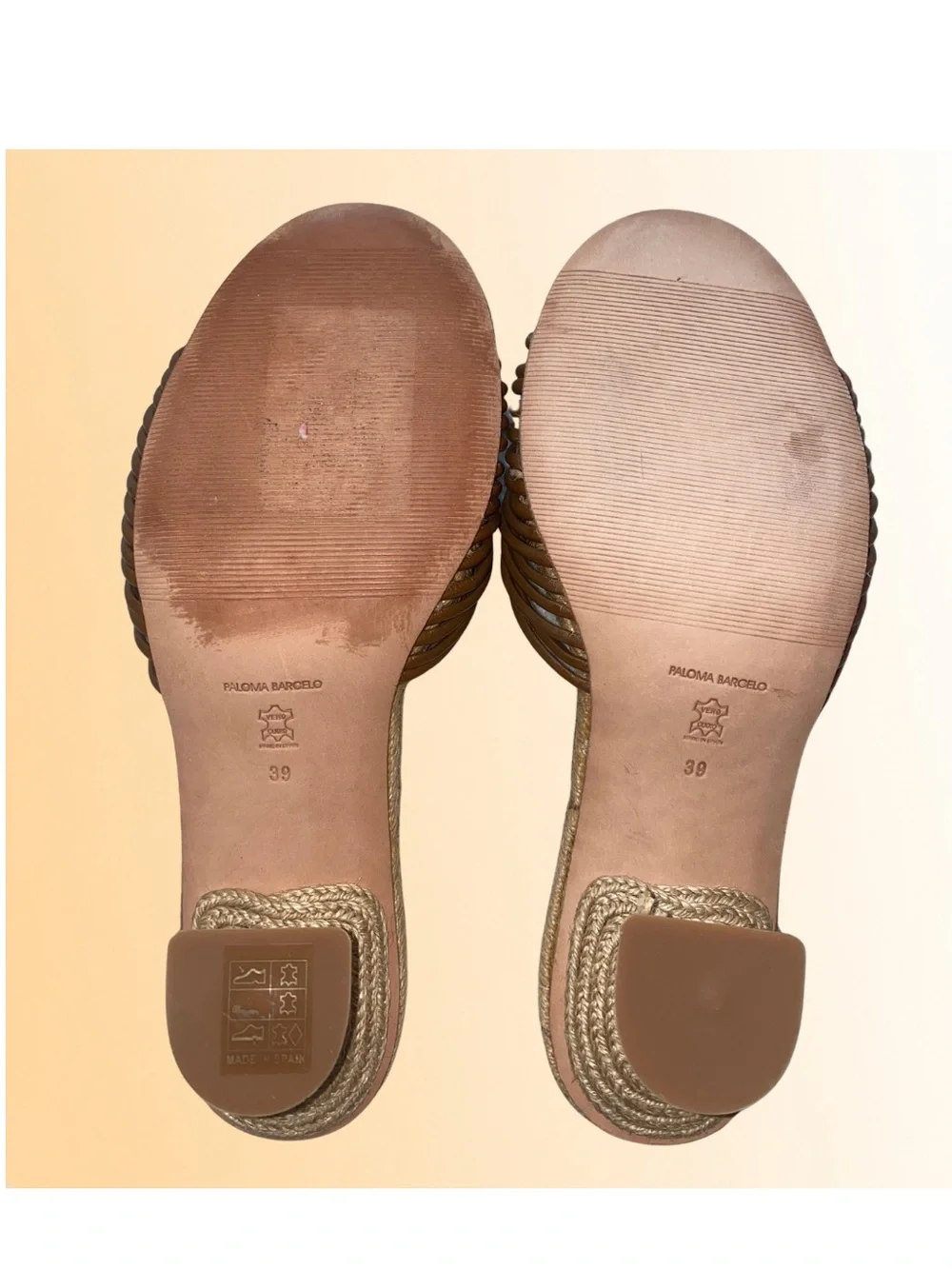 PALOMA BARCELO Ada Kitten Heel Espadrille Slide Sandal